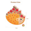Animal Hedgehog Shape Balance Blocks Wooden Toys
