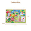 Thinking Transport Fun Wooden Mini Car Maze Puzzle Toy Maze Game Baby Toy