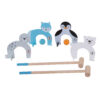 Wooden Toy Croqueted Set Animal Characters