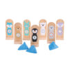 Play Educational Wooden Animal Kids Bean Bag Toss Game