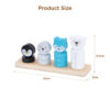 Early Education Wooden Animal Stacking Toys Children’s Shape Matching Building Block Toys
