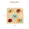 Wooden hand-grip board Nail puzzle Baby learning educational toys