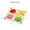Wooden toy maze toys fun games animal toys children maze