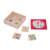 16 Pieces Wooden Blocks Toy for Kid Animal Number Alphabet Blocks Box Learning Educational Creative Toy