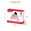 Wooden pink dressing table set role play learning girl cosmetics toys