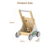 Wooden Baby Walker Montessori Baby Toddler Toy Children's Early Education Learning Toy