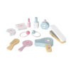 Wooden Cosmetic Set Children Role Playing Toys Fashion Hairdressing Makeup Toys Girls