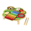 Children's percussion instruments wooden with sounds preschool music toy set with xylophone drum