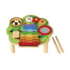 Children's percussion instruments wooden with sounds preschool music toy set with xylophone drum