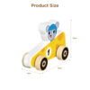 Children's wooden vehicle toys mini racing cars, creative fun racing cars, suitable for boys and girls