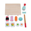Children Pretend Wooden Food Sushi Play Set Kitchen Simulation for Kids