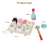 Children Pretend Wooden Food Sushi Play Set Kitchen Simulation for Kids