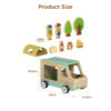 Wooden camping RV set, children's play house toys, forest picnic educational toys suitable for preschool children