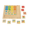 Wooden Numbers Children Montessori Learning Jigsaw Puzzle Early Education Activity Board Toy