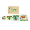 Wooden Montessori butterfly development puzzle Animal growth process creative toys Suitable for preschool children