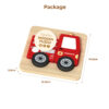 Wooden 3D puzzle Fireengine puzzle board children educational toys for boys and girls
