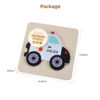 Children's 3D vehicle puzzles, early childhood vehicle cognition puzzles, educational children's toys