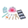 Wooden children's dental set toy children's doctor toy educational preschool toy