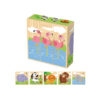 Wooden Building Blocks Animal Rubik's Cube Puzzle, Animal 9-Piece Wooden 6-Sided Puzzle, Children's Educational Toys