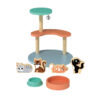 Children's wooden pet cat toys cat climbing frame set children's educational toys