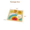 Wooden puzzles Montessori rainbow balance game puzzles Children's building block shape matching toys