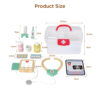 Wooden doctor toy set role play doctor medical toy set for kids