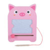Magnetic writing board children's cartoon pig drawing board puzzle magnetic small graffiti small writing board
