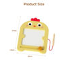Magnetic writing board children's cartoon chicken drawing board puzzle magnetic small graffiti small writing board