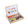 Wooden toy drawing board animal magnetic puzzle board children's wooden puzzle board with blackboard