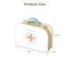 Wooden doctor toy set role play children's educational wooden medical box toys