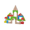 Children's wooden building blocks with carts Multifunctional large grain trailer building block educational toy