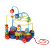 Wooden bead wire maze toy, space bead maze drag, children's early education toys