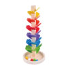 Wooden petal music tree track ball game Children's educational learning beads educational toys