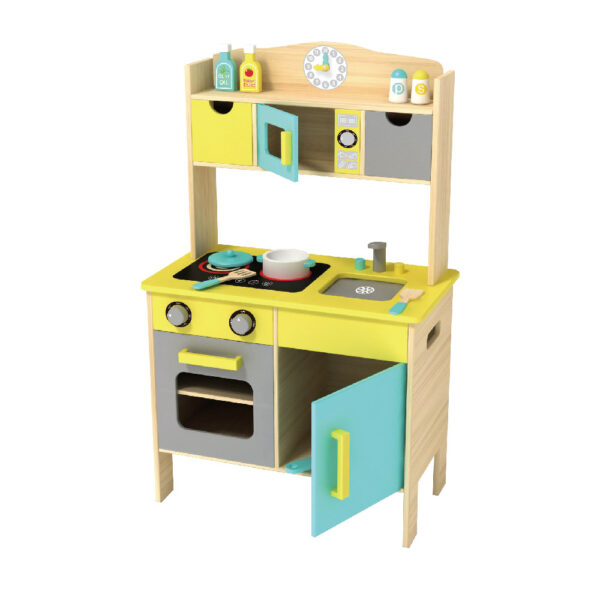 Wooden kitchen toys Children's kitchen cooking student sets Children's kitchen toys for boys and girls