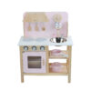 Pink cooking wooden set toys girls hobby play house kitchen toys