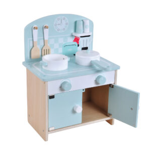 Wooden kitchen toy set Children's pretend cooking toys Suitable for boys and girls