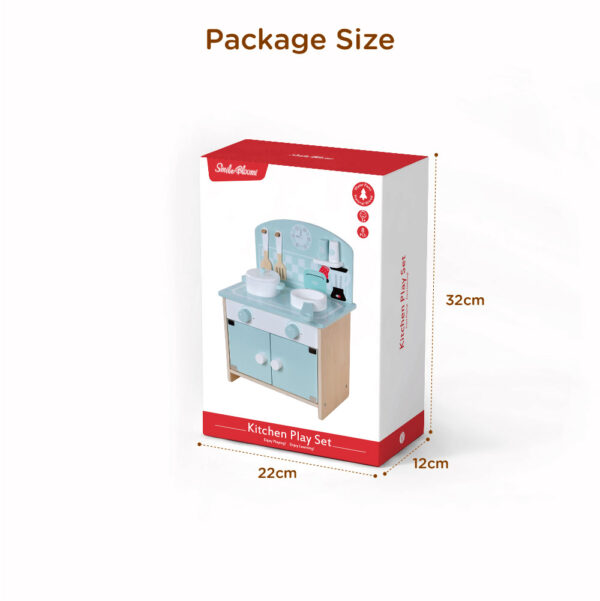 Wooden kitchen toy set Children's pretend cooking toys Suitable for boys and girls - Image 4