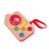 Wooden children's mobile phone fun kaleidoscope toy educational