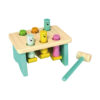 Wooden Beating Stool (with Mallet) for Children to Develop Motor Skills and Hand-Eye Coordination