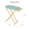 Wooden ironing board toy folding ironing board table wooden ironing rack children's play house toys