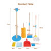 Wooden cleaning set role-playing children's toys educational housework learning