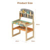 Wooden tool bench toy set, workbench with tool set, suitable for children's educational toys