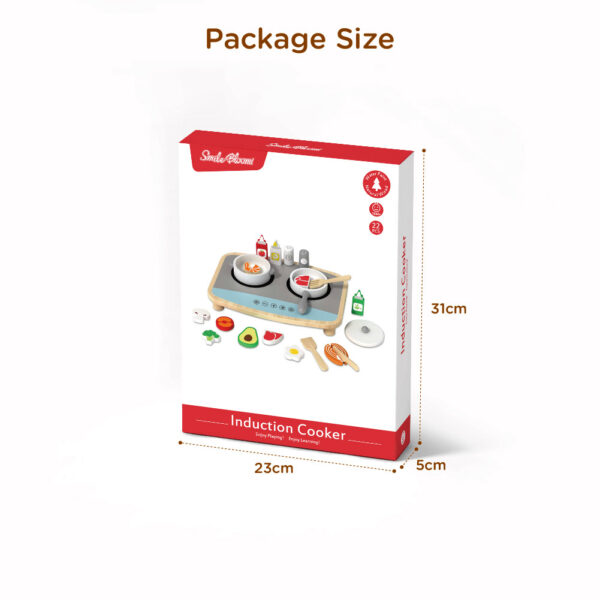 Wooden mini kitchen set, pretend cooking toys for kids, kitchen toys for toddlers - Image 4