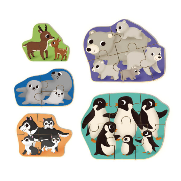 Montessori wooden puzzle children's educational various animal toy puzzles