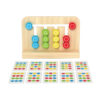 Wooden slide puzzle color shape matching Montessori logic games children's learning toys