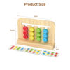 Wooden slide puzzle color shape matching Montessori logic games children's learning toys