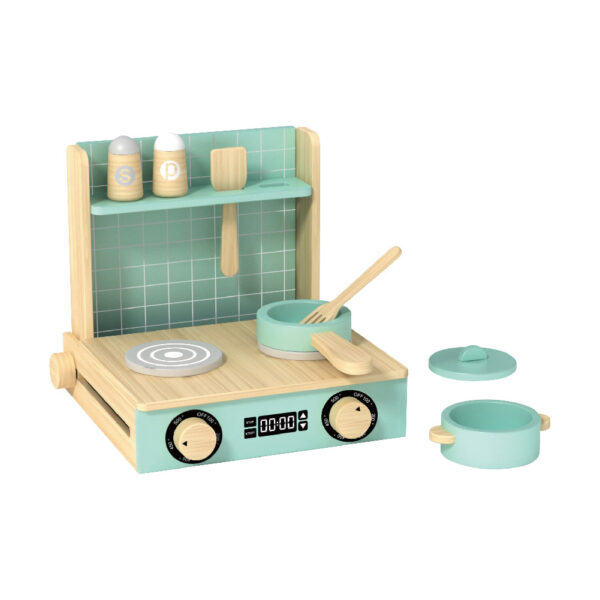 Wooden mini kitchen toys children's pretend cooking toys