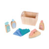 Wooden Laundry Toy Set Children's Role Playing Play House Toy Parent-Child Interactive