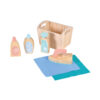 Wooden Laundry Toy Set Children's Role Playing Play House Toy Parent-Child Interactive