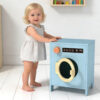 Wooden children's washing machine toy suitable for children's house toys